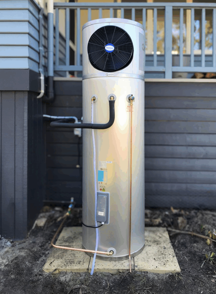 quantum hot water heat pump